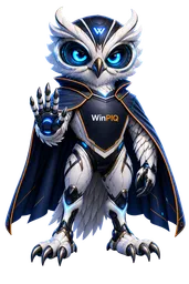 האווטאר של WinPIQ עומד ברוגע, יד פתוחה